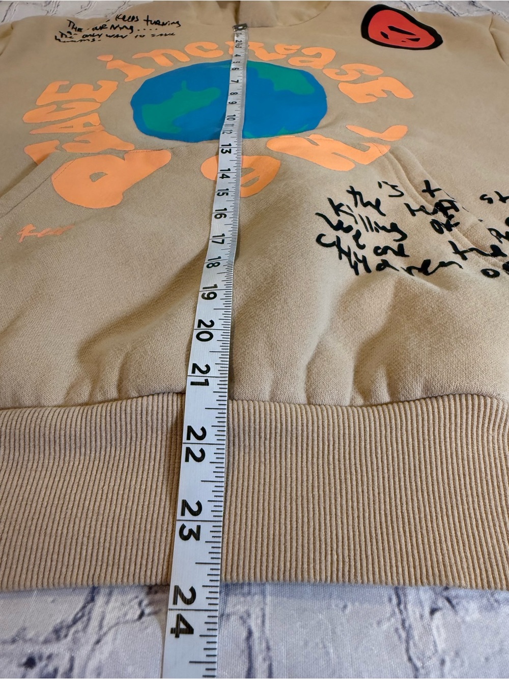 PacSun "Increase the Peace" Graphic Pullover Hoodie - Picture 3 of 6